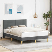 Struttura del letto Grigio Scuro 120 x 190 cm Tessuto 42027571