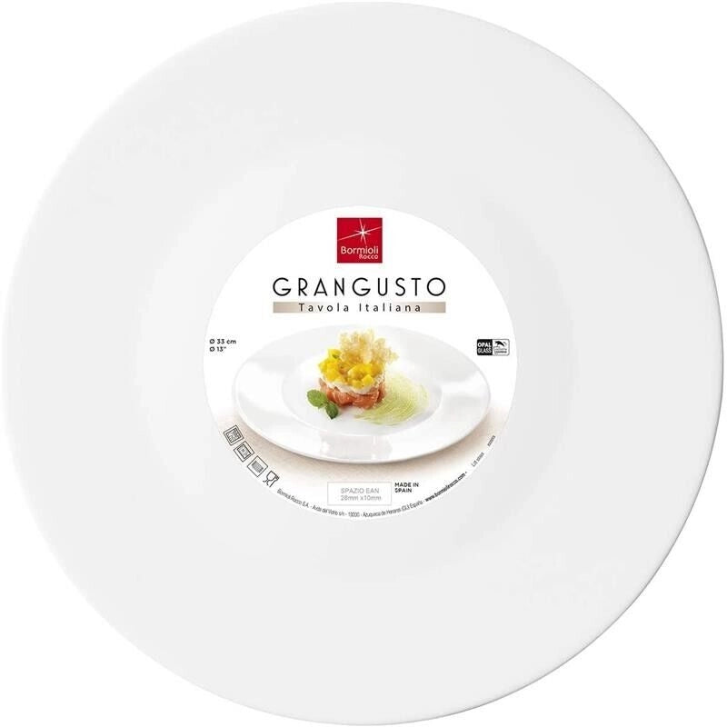 PIATTO MULTIUSO OPALE LINEA GRANGUSTO 33 CM