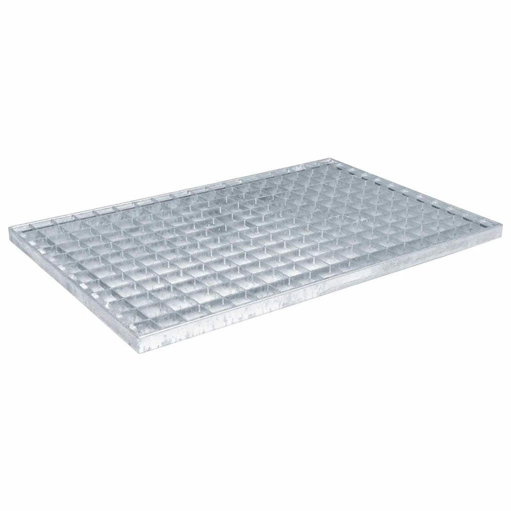 Grata Argento 60 x 40 x 2 cm Acciaio Zincato a Caldo 42018653