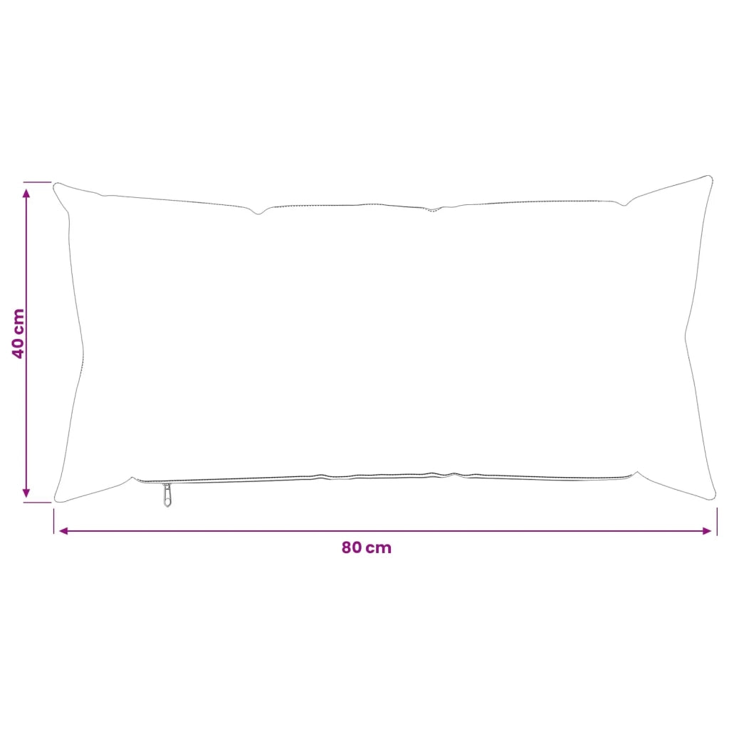 Federa 12 pcs HEERLEN Beige 40 x 80 cm Bouclé 909954