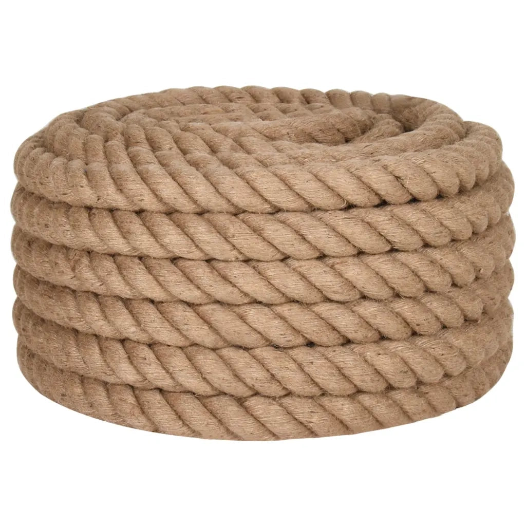 Corda in Juta Lunga 25 m Spessa 30 mm