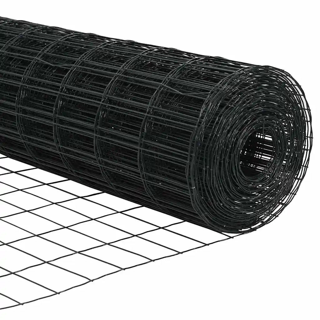 Recinzione Euro Grigio 1,5 x 10 m Ferro rivestito in PVC 42004496