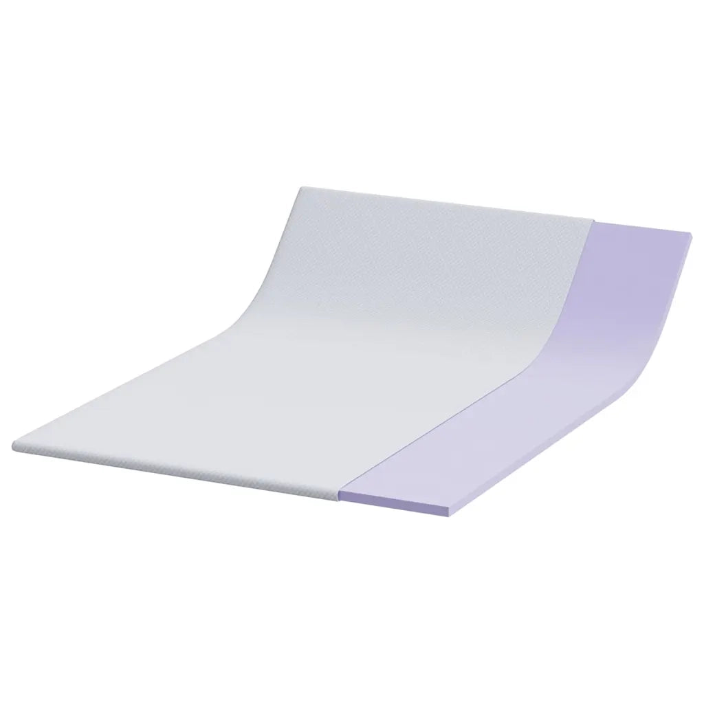 Topper per materasso Bianco 160 x 200 cm Tessuto Jacquard 4106217