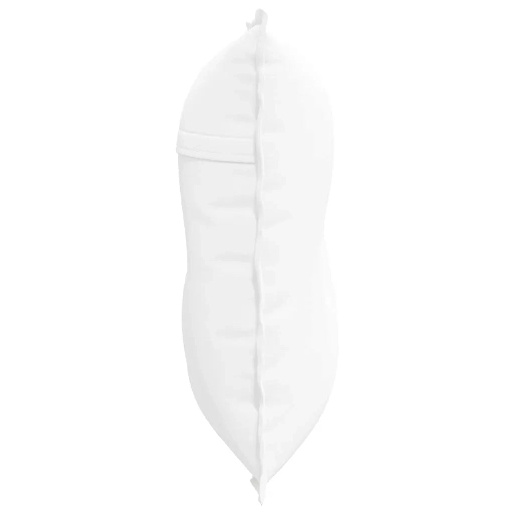 Cuscino per Schiena Bianco 80 x 19 x 50 cm Tessuto 42014712