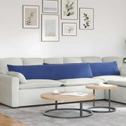 Cuscini da Divano 2 pz-Set di 2 Cuscini per Sofa Blu Polizia 200 x 40 cm