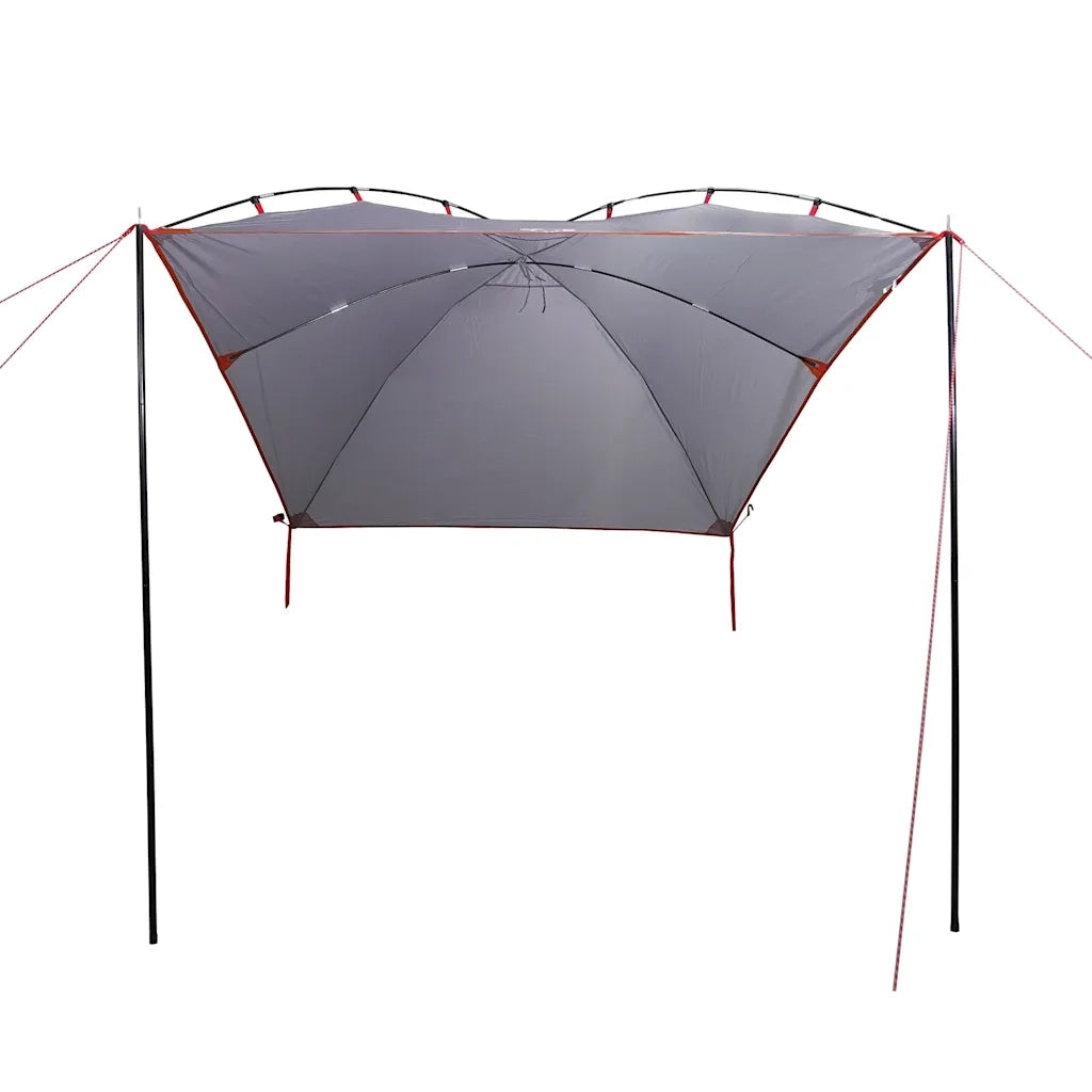 Tenda da Campeggio per Auto Grigio e Arancione Impermeabile 4009523