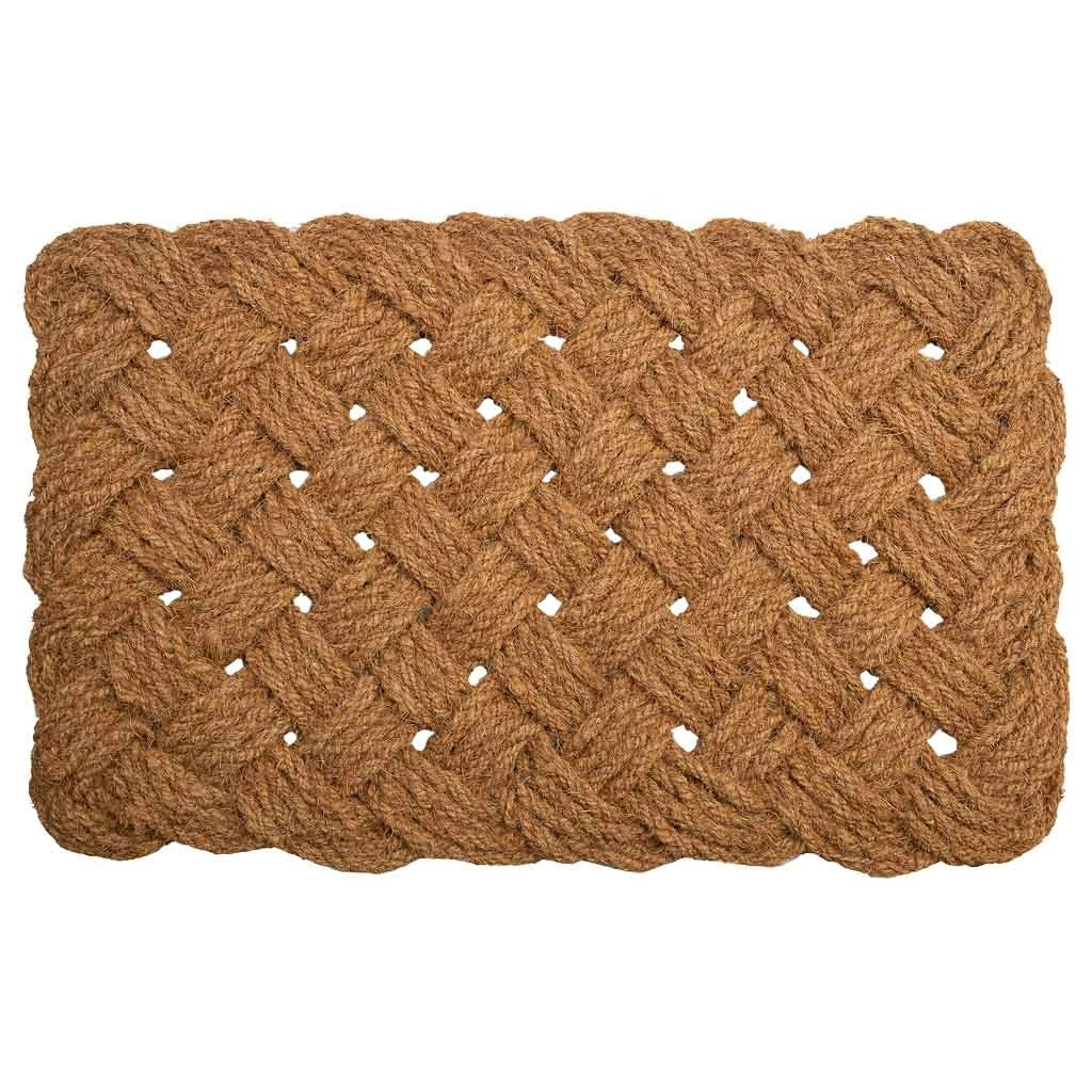Zerbino corda di cocco marrone 90x55x3