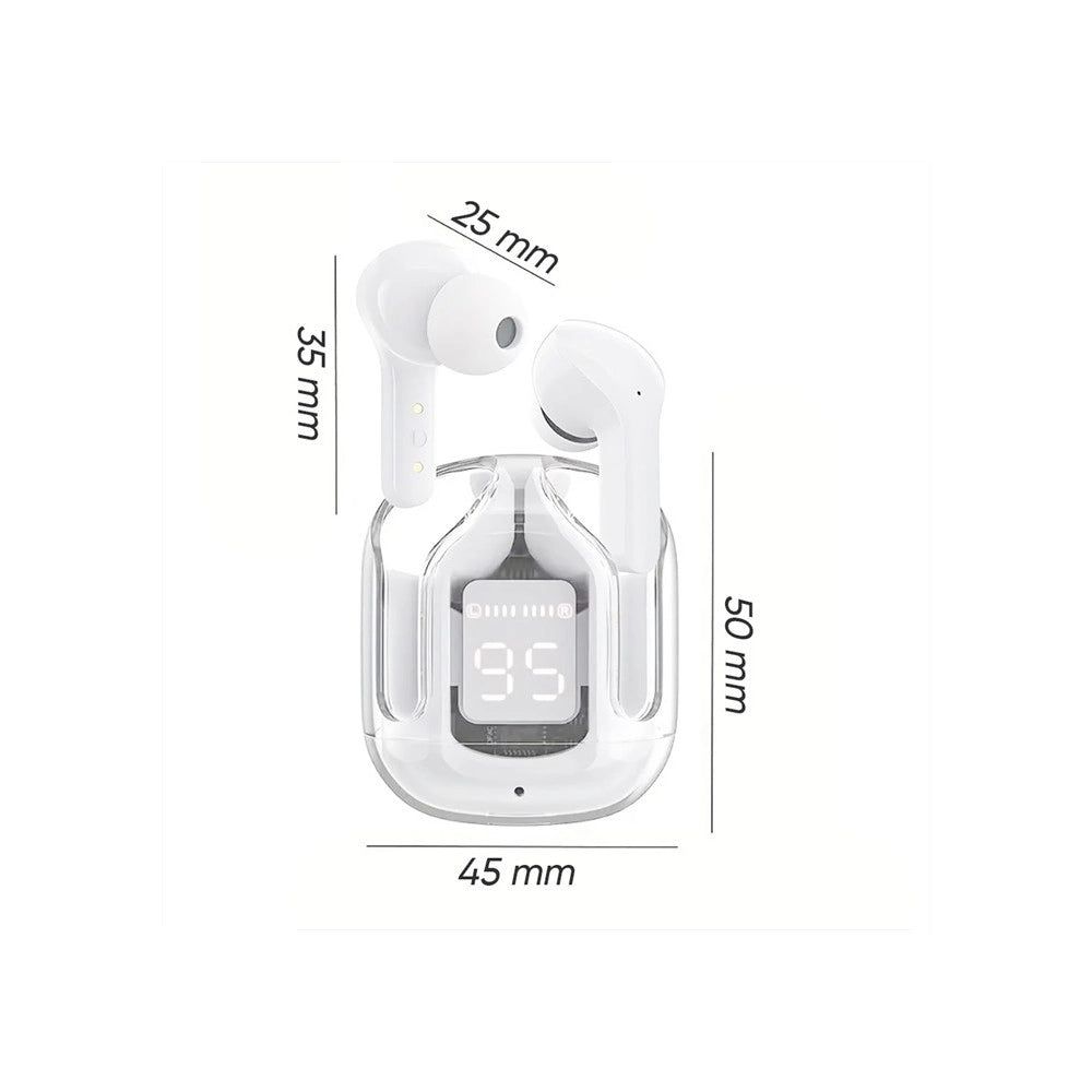 Trade Shop - Cuffie Ultrapods Max Auricolari Bluetooth 5.3 Wireless Con Microfono Display Led -