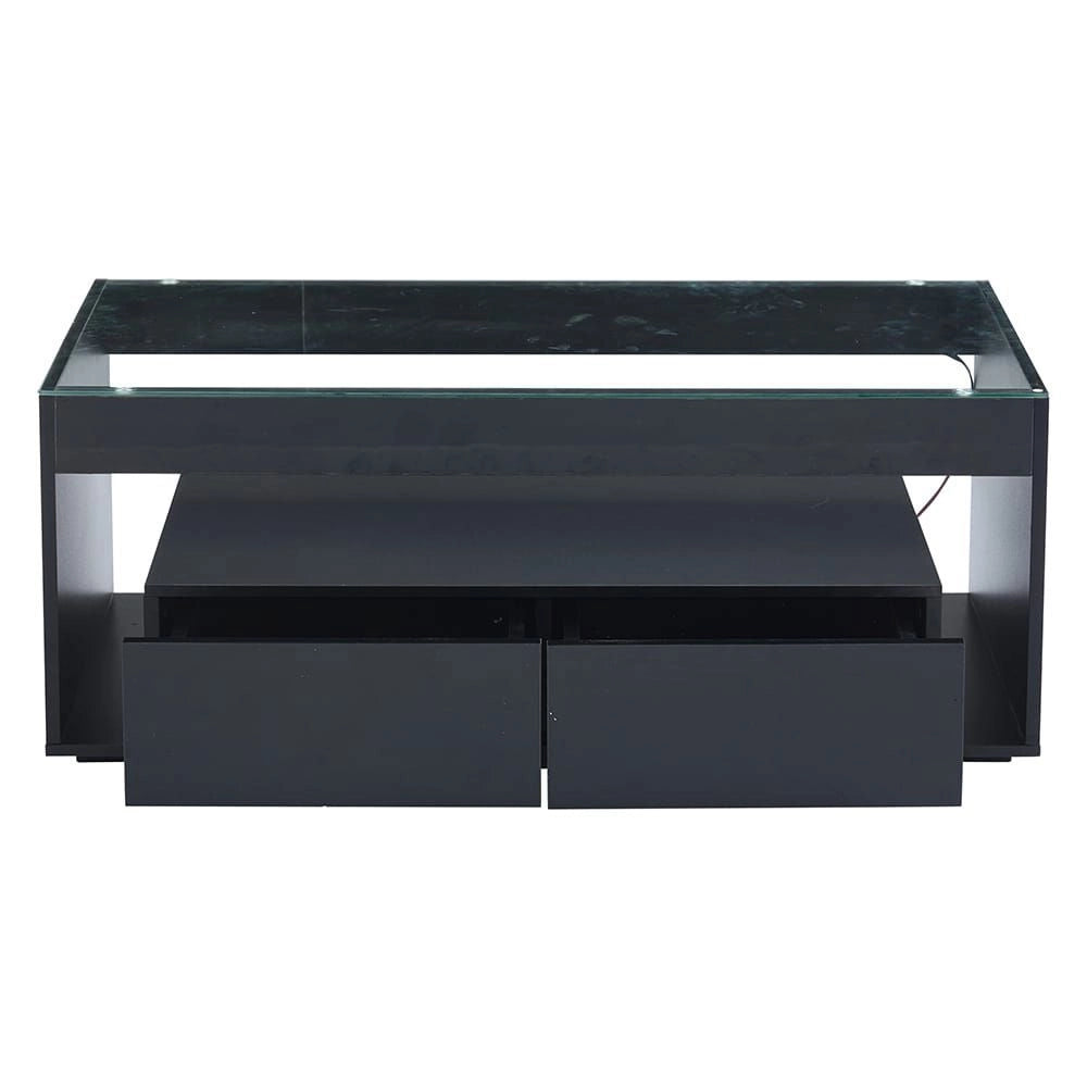 Tavolino-Xylo-Rettangolare LED 16 colori 2 cassetti