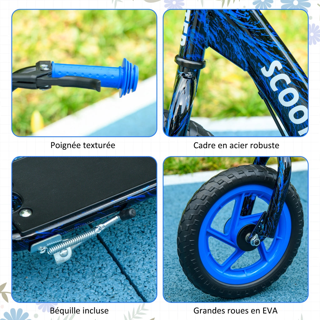 Scooter per bambini con altezza regolabile ¨C zephmum ¨C blu
