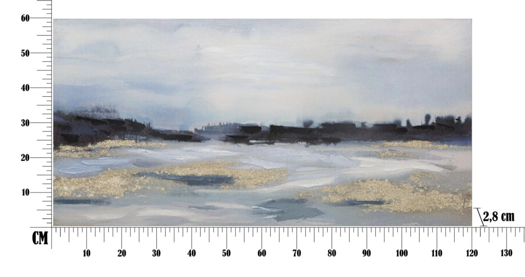 DIPINTO SU TELA SKY CM 120X3,8X60