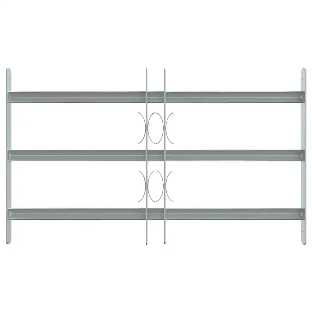 Grate per Finestre Regolabili 3 Barre Trasversali 500-650 mm CFW3216845