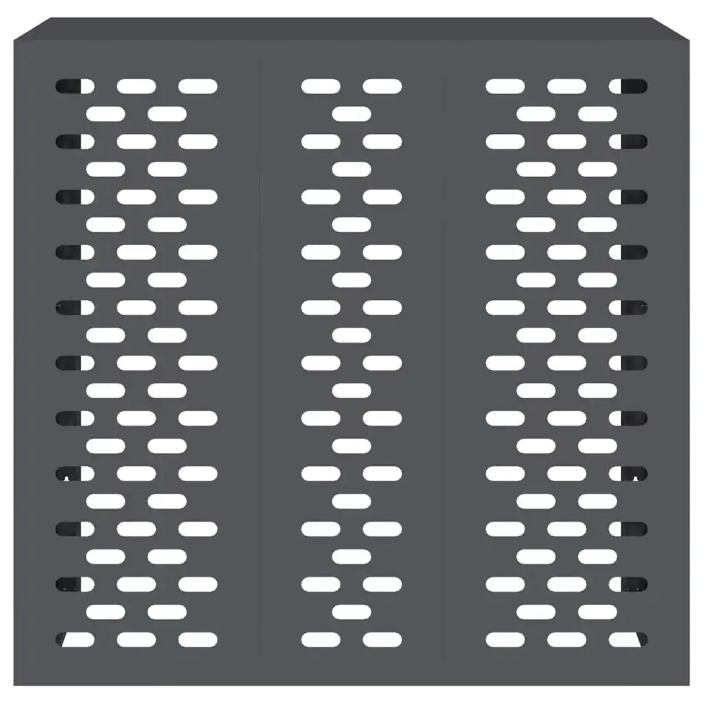 Copertura per condizionatore d'aria Antracite 110 x 50 x 105 cm 865913