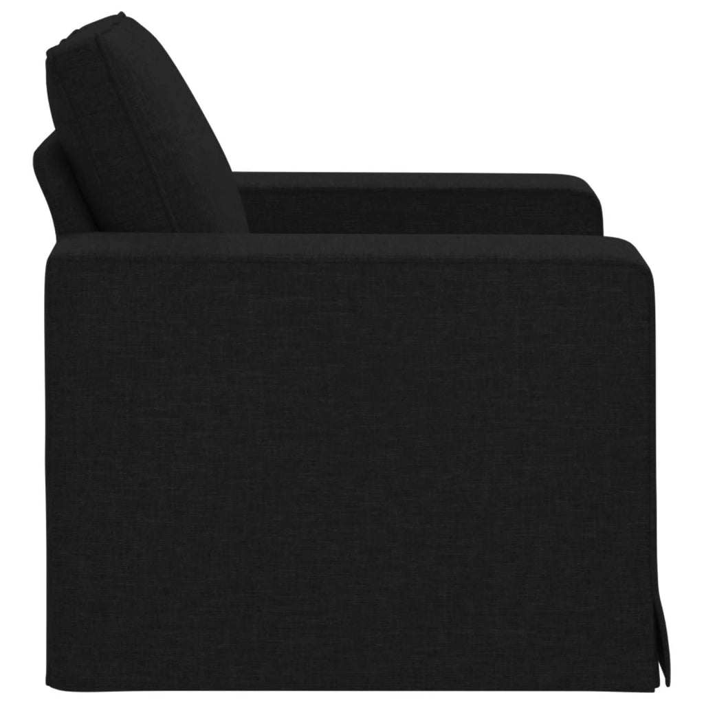 Divano Nero 103 x 80 x 82 cm Tessuto 42024378