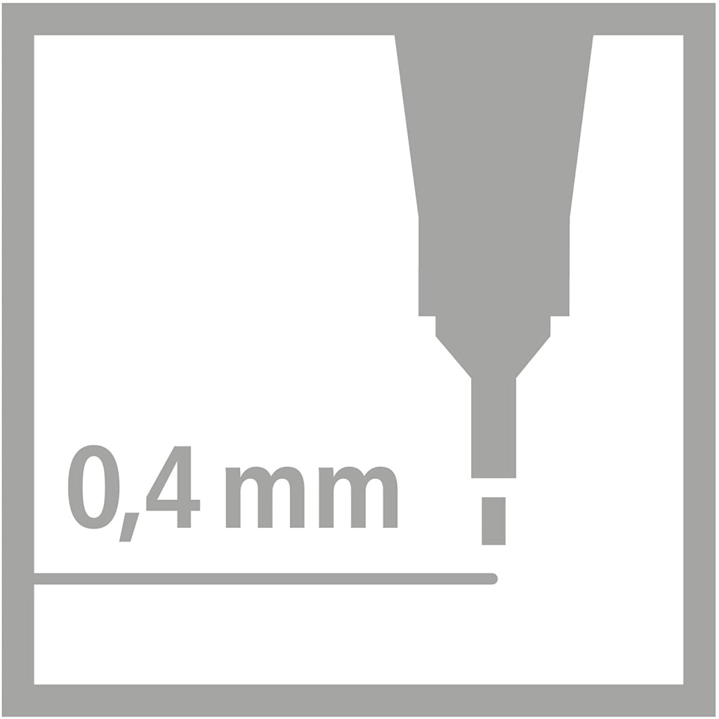 PENNA STABILO POINT 0,4 MM 6 PEZZI