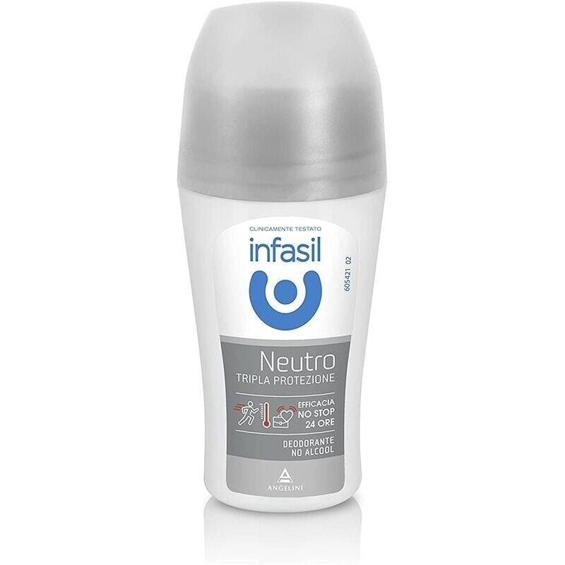 INFASIL DEODORANTE ROLL-ON DA 50 ML CON TRIPLA PROTEZIONE