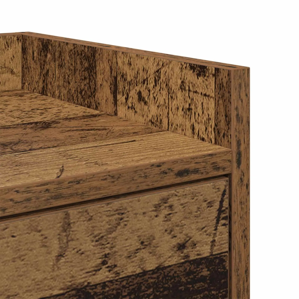 Comodino | Armadio da Notte | Mobiletto da notte Legno vecchio 40 x 29 x 60 cm Legno multistrato