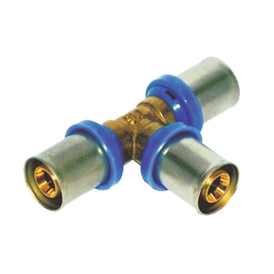 TEE MULTISTRATO PRESSARE BAMPI - OTTONE MM 16- 5 pezzi