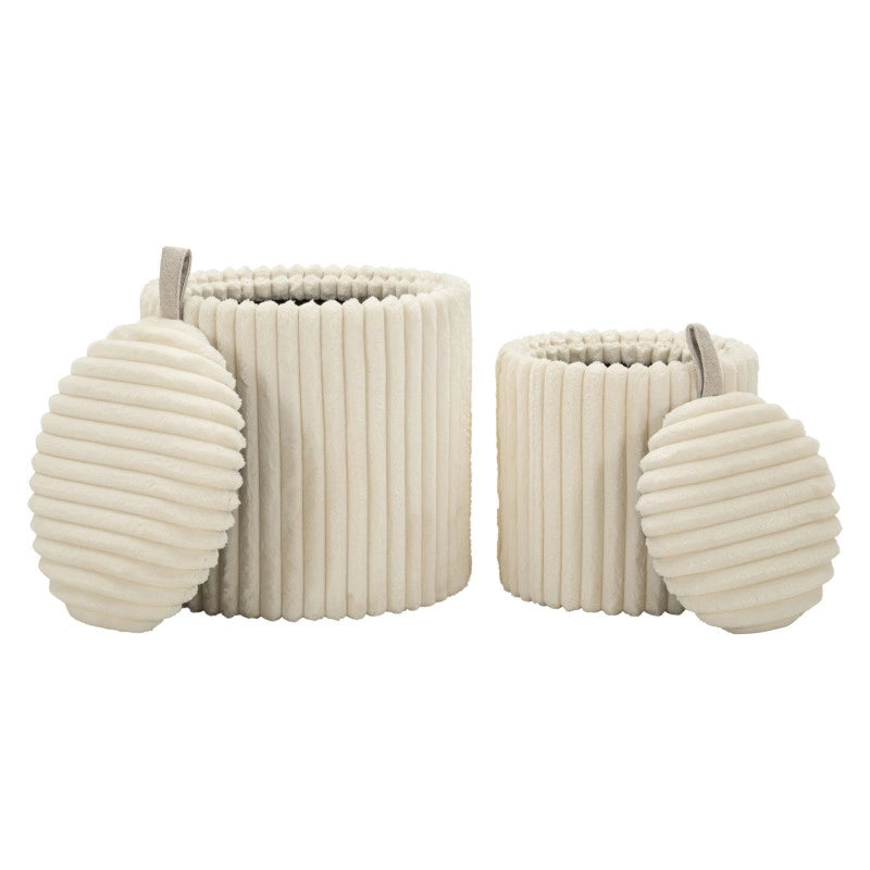 Puff Goteborg Coppia cm ø 40x42-31x32