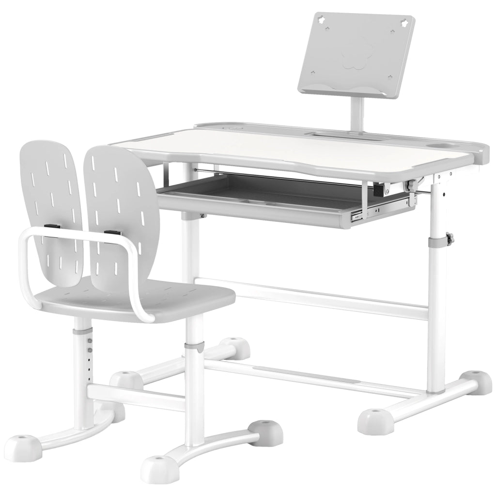 Scrivania per Bambini ¨C Minimal ¨C Grigio, Legno, 90x50x75 cm