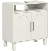 Mobile sottolavabo con ante e ripiano regolabile ¨C Xylo ¨C Bianco 60x30x63 cm