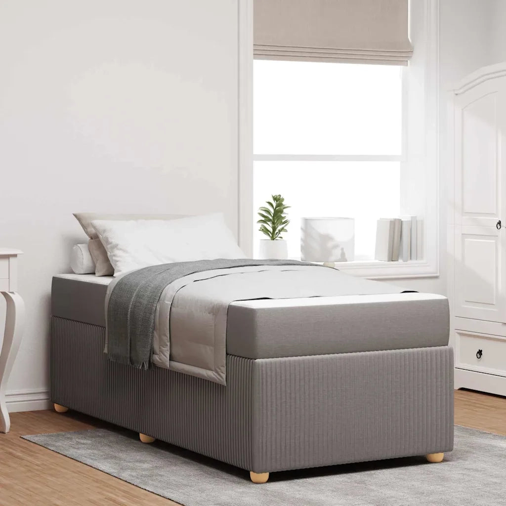 Letto singolo | Letto per adulti | Struttura del letto con materasso Talpa 100 x 200 cm Tessuto