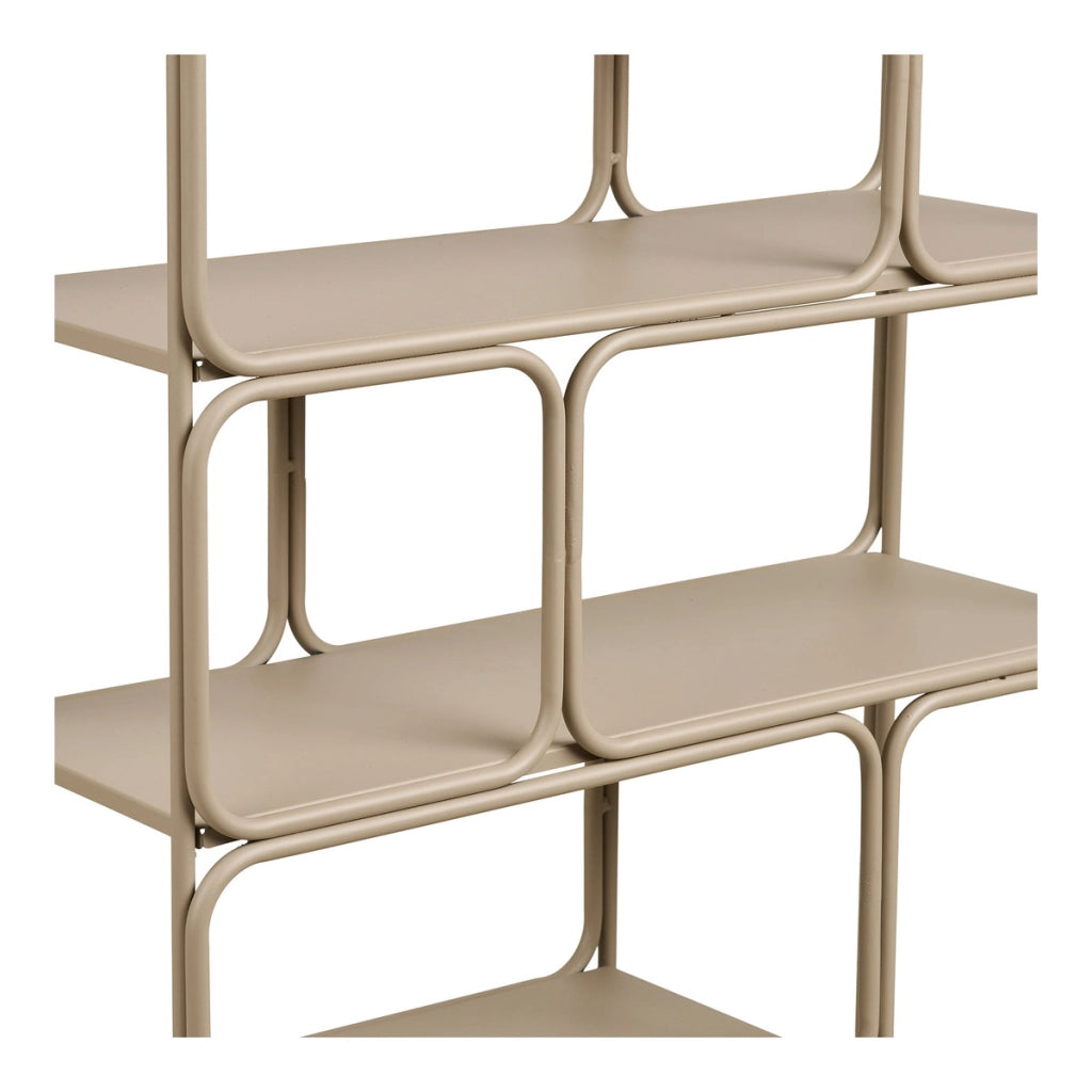 Mensola Lanciano, Beige, Metallo, 18x48x64 cm