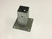 PORTAPILASTRO A BICCHIERE PER PALO QUADRO  CM. 9x9 4PZ