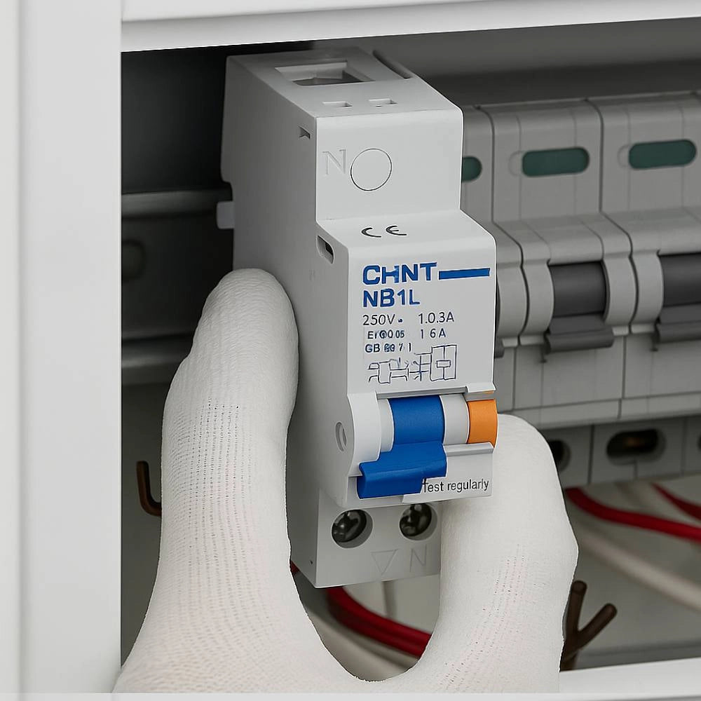 Chint blocco differenziale accoppiabile serie nb1l‑40 per interruttori nb1 *** tipo di differenziale tipo ac, confe...