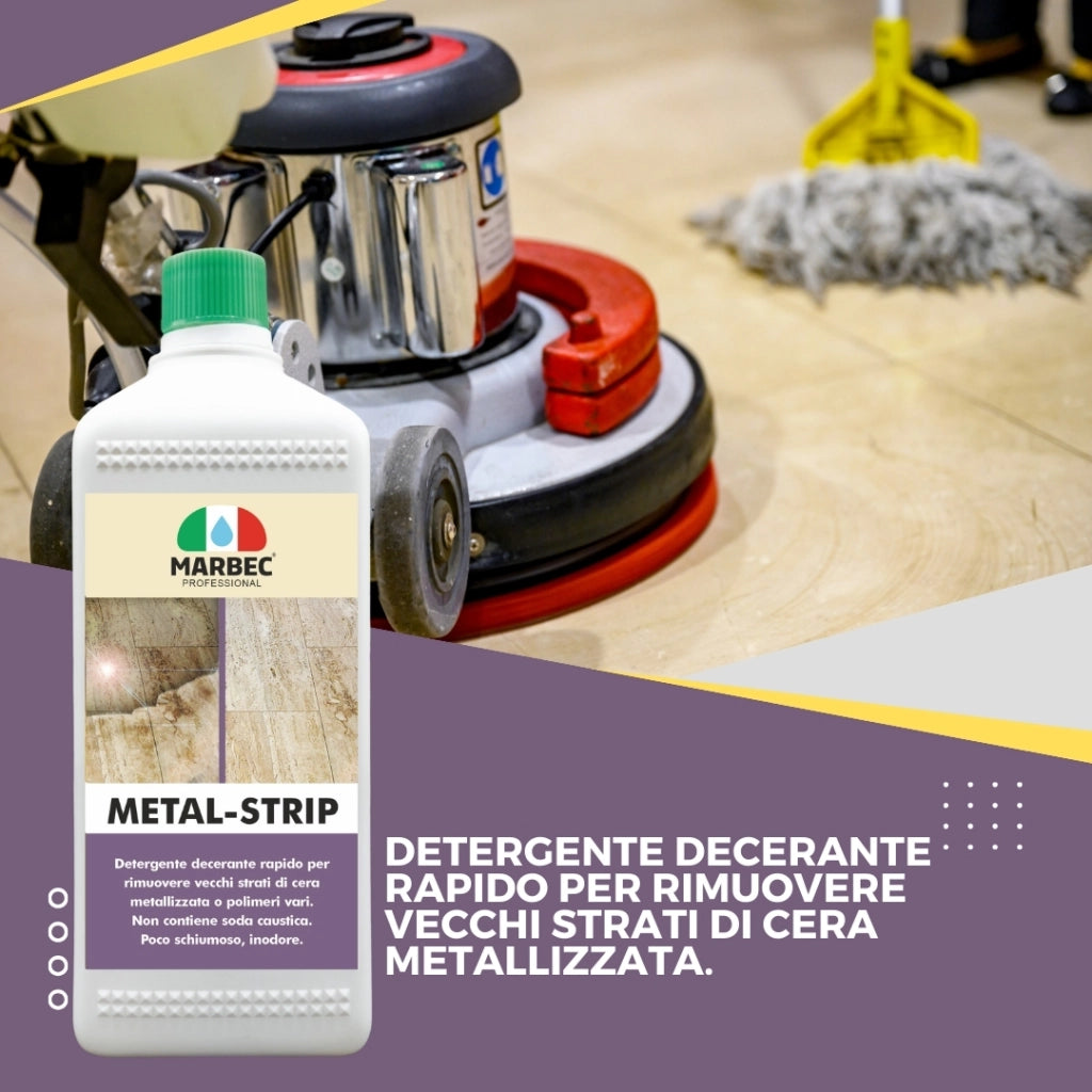 Detergente sgrassante professionale METAL-STRIP   1LT