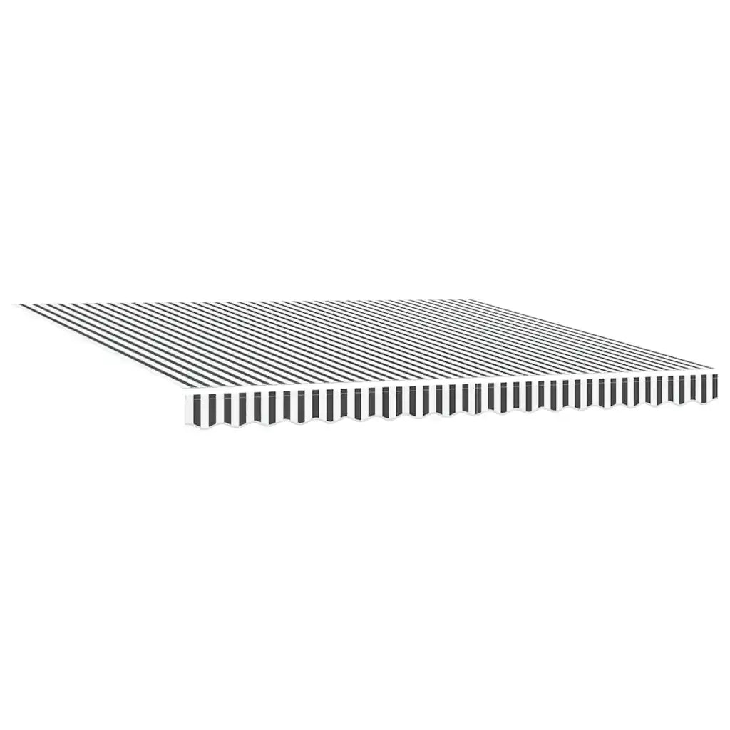 Tenda Sole Retrattile Automatica 400x300 cm Antracite e Bianco