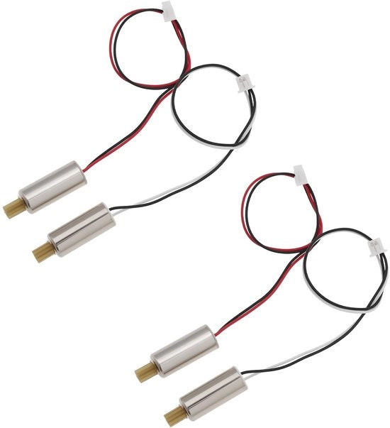 Motore per Quadricottero - 2 x Motore di Trasmissione - 2 x Motore di Inversione - Compatibile con Droni RC - 7 x 16 mm - Prestazioni Sostenibili - Motore per Droni