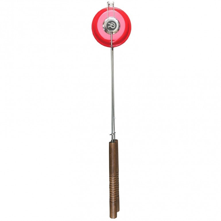 Round Stainless Steel & Enameled Pie Iron