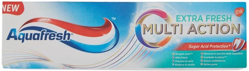 AQUAFRESH MULTI ACTION EXTRAFRESH DENTIFRICIO IN CONFEZIONE DA 75 ML