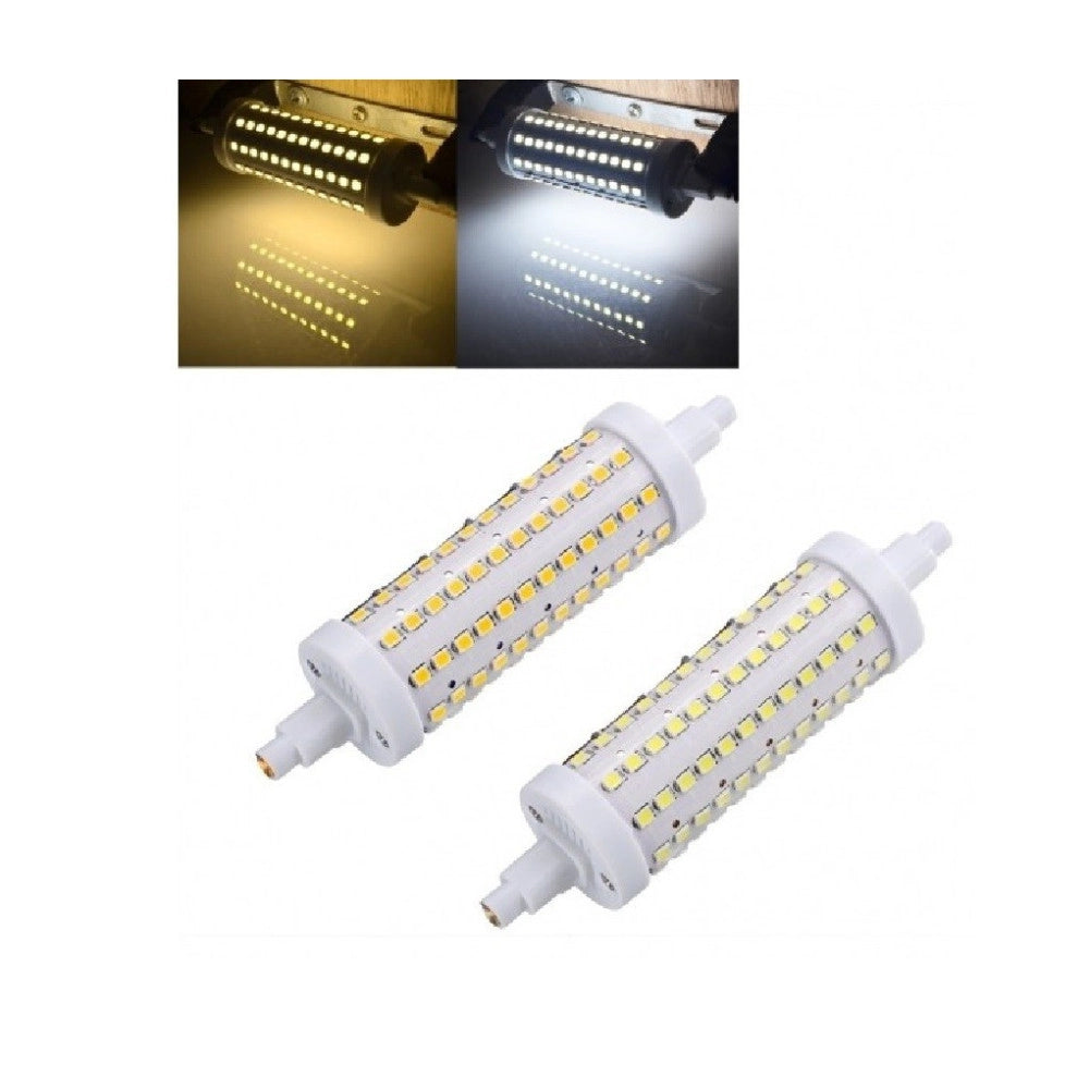 Trade Shop - Lampada Lampadina A Led R7s Luce 360 Gradi 118mm Luce Calda Fredda 220v 10w -