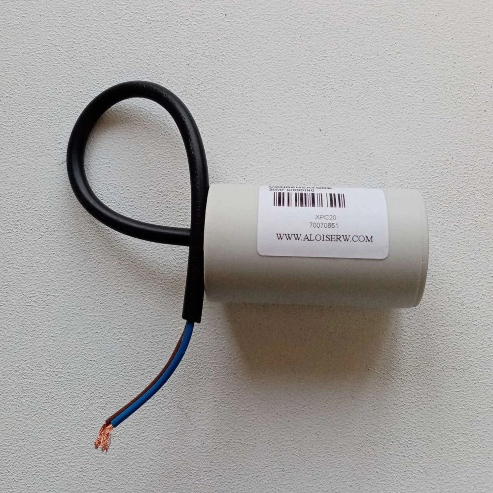 Condensatore ac da 70μf con cavo bipolare per motore elettrico