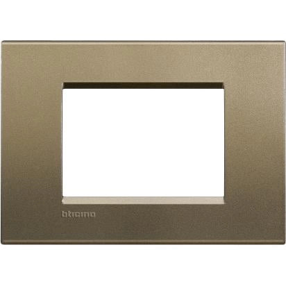Bticino Livinglight placca 503 3 moduli quadra LNA4803SQ