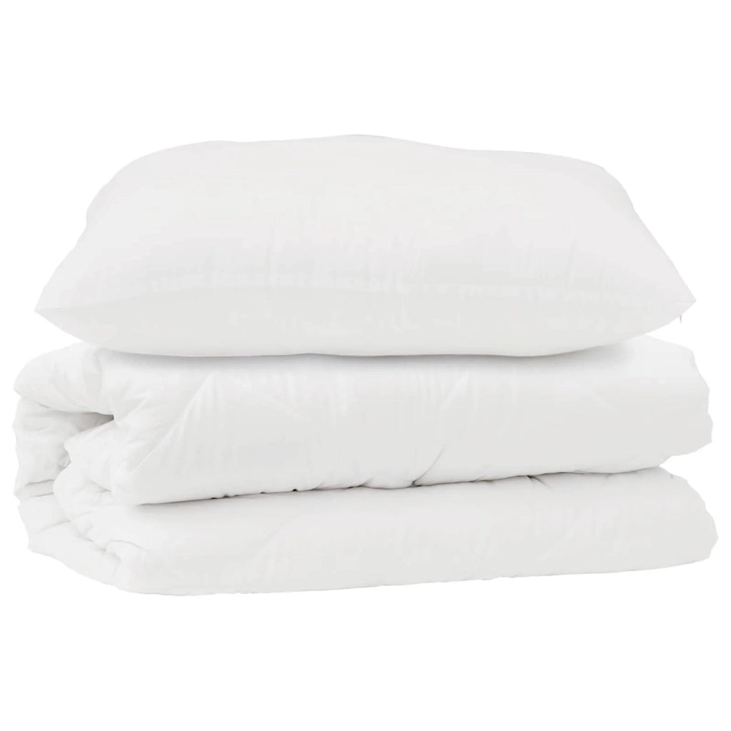 Set di Piumoni con cuscino 2 pz | Duvet Bianco Microfibra