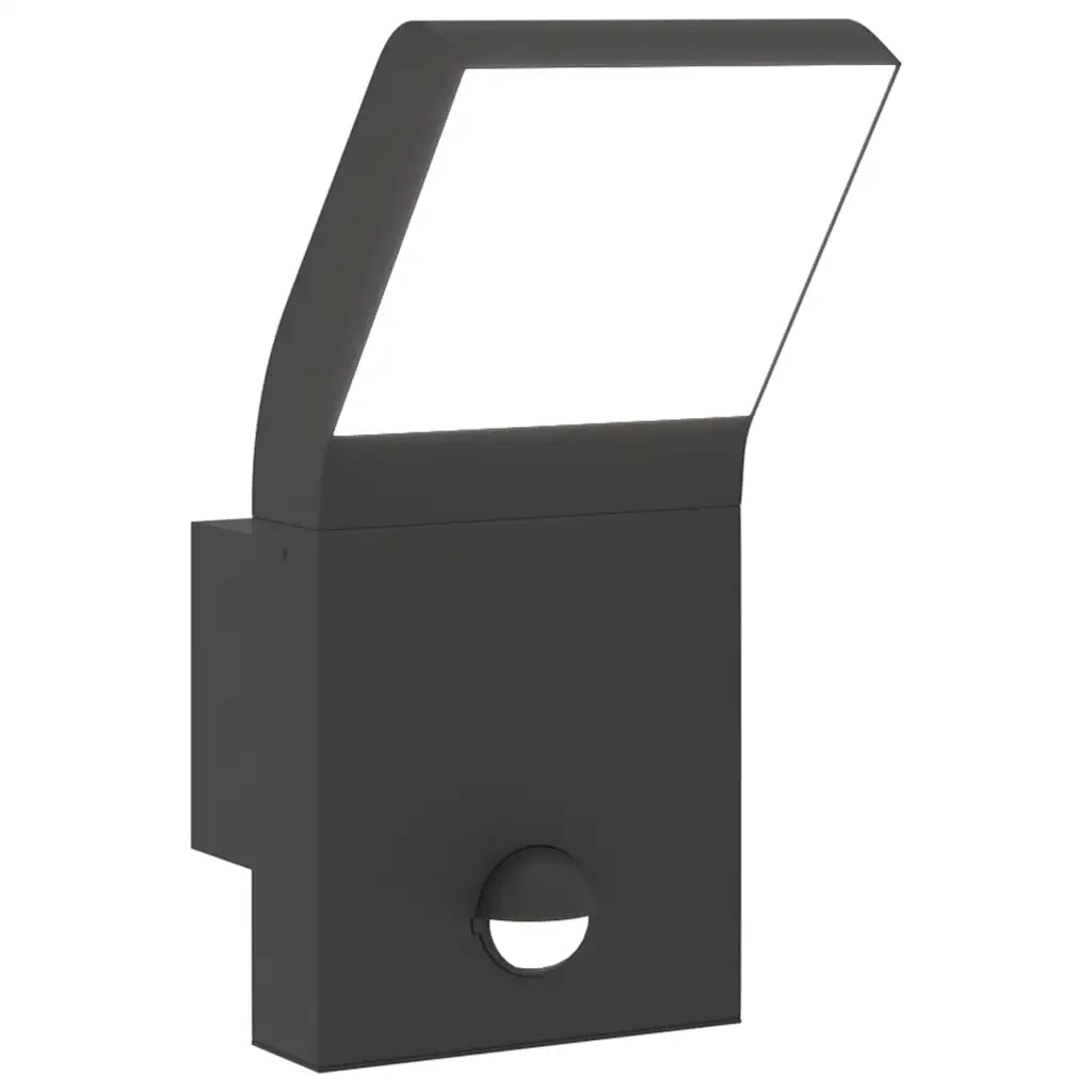 Applique con LED e Sensore Nera in Alluminio Pressofuso CFW4514061