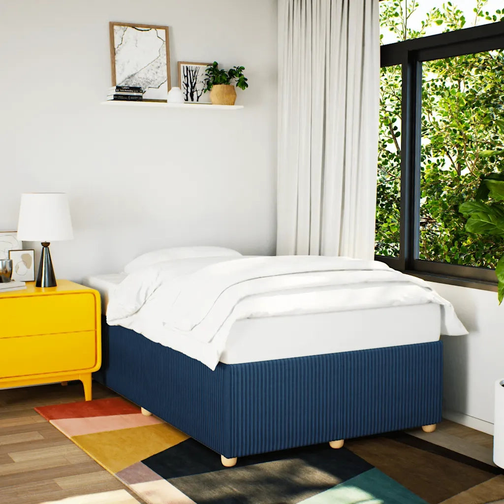 Giroletto senza Materasso Blu 120x200 cm in Tessuto 3284934