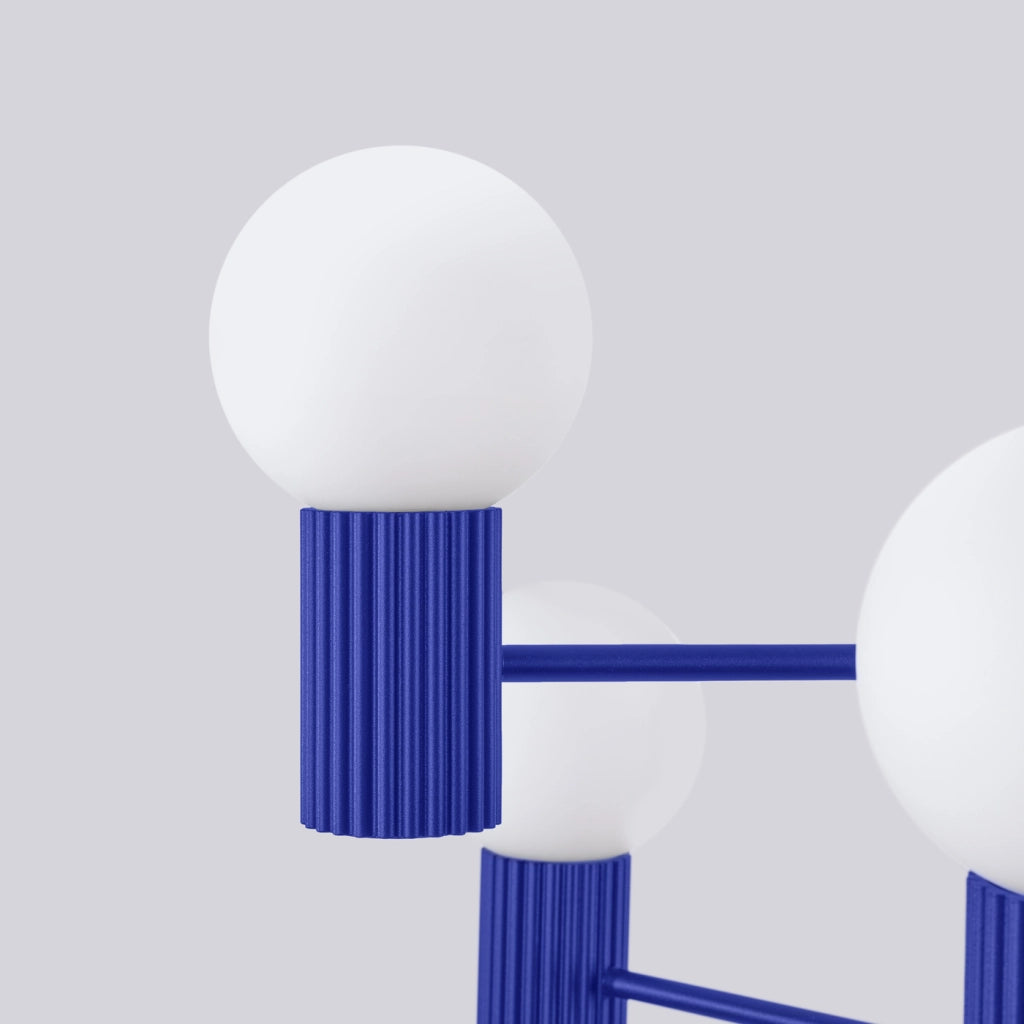 Lampadario HALO 6 ultramarino