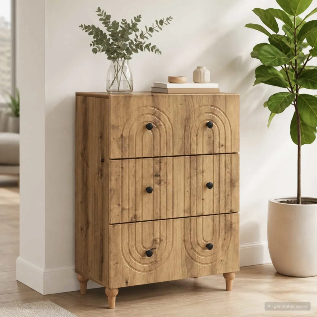 Mobile con Cassetti Rovere Artigianale 66 x 34,5 x 90 cm 894154