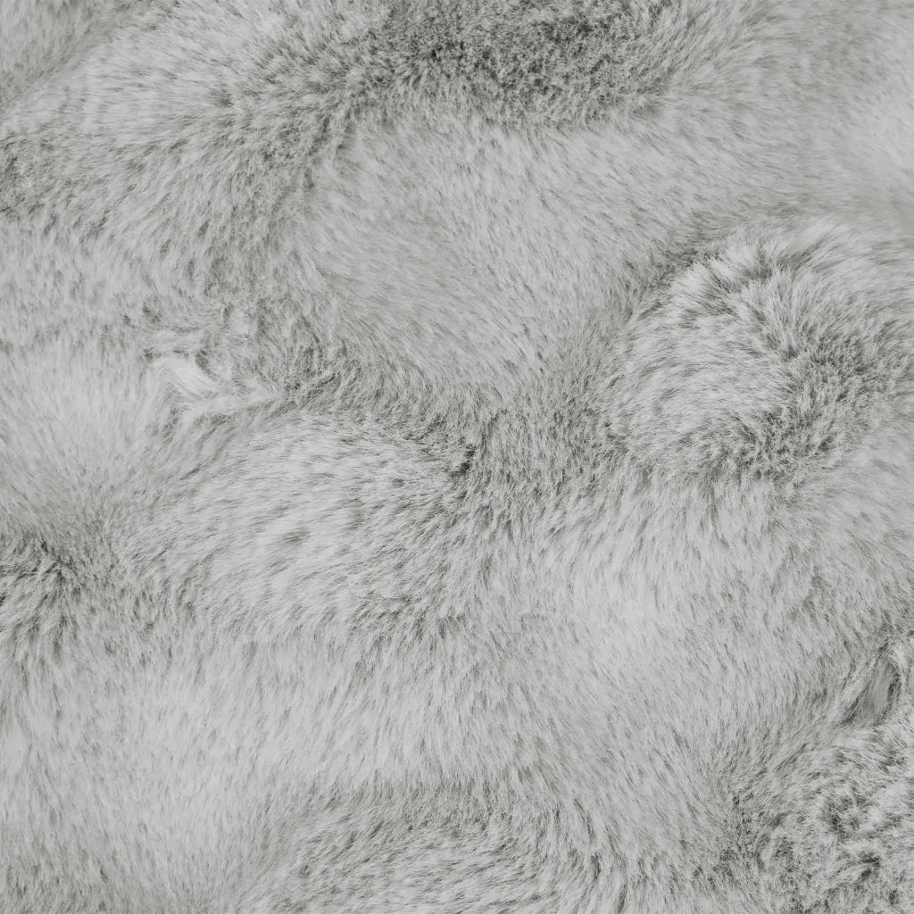 Coperta antiscivolo in sintetica di coniglio Olite Grigio
