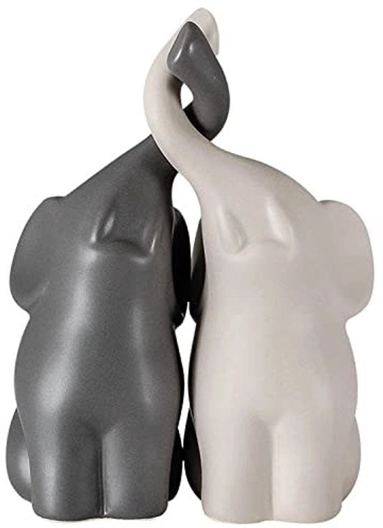 Decorativo Figurino di Olifante in Cera con Glacé per Decorazione Interna - Scultura di Cera con Glacé - Figurine di Amore - Decorazione per Interno - Figurine di Cera con Glacé