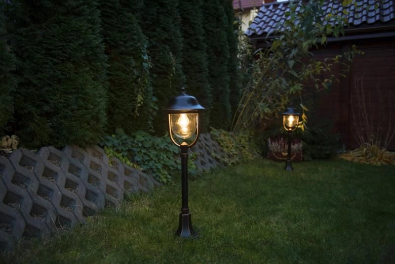 Lampada sospesa esterna Prince SU-MA Retro E27 nera IP43