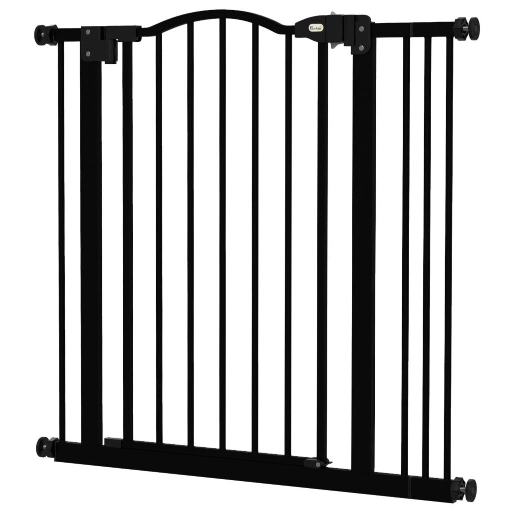Barriera per Cani Regolabile ¨C Zephmum ¨C Nero 74-87 cm