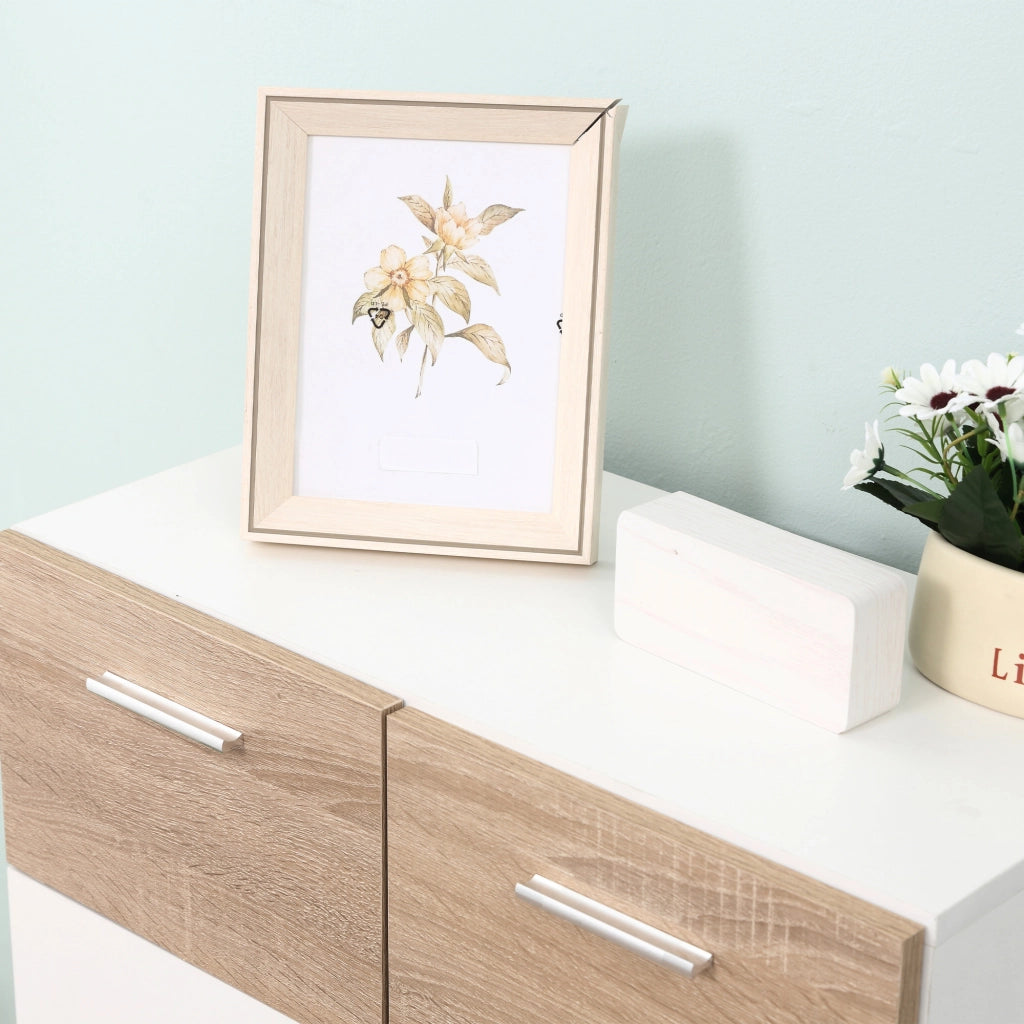 Armadio a due ante con ripiani regolabili ¨C Minimal ¨C Bianco 60x30x85