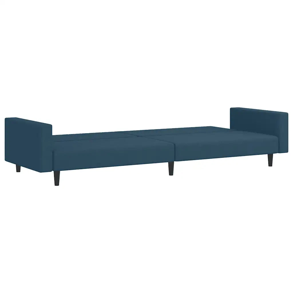 Divano letto | Sof¨¤ letto | Letto singolo a 2 Posti Blu in Velluto