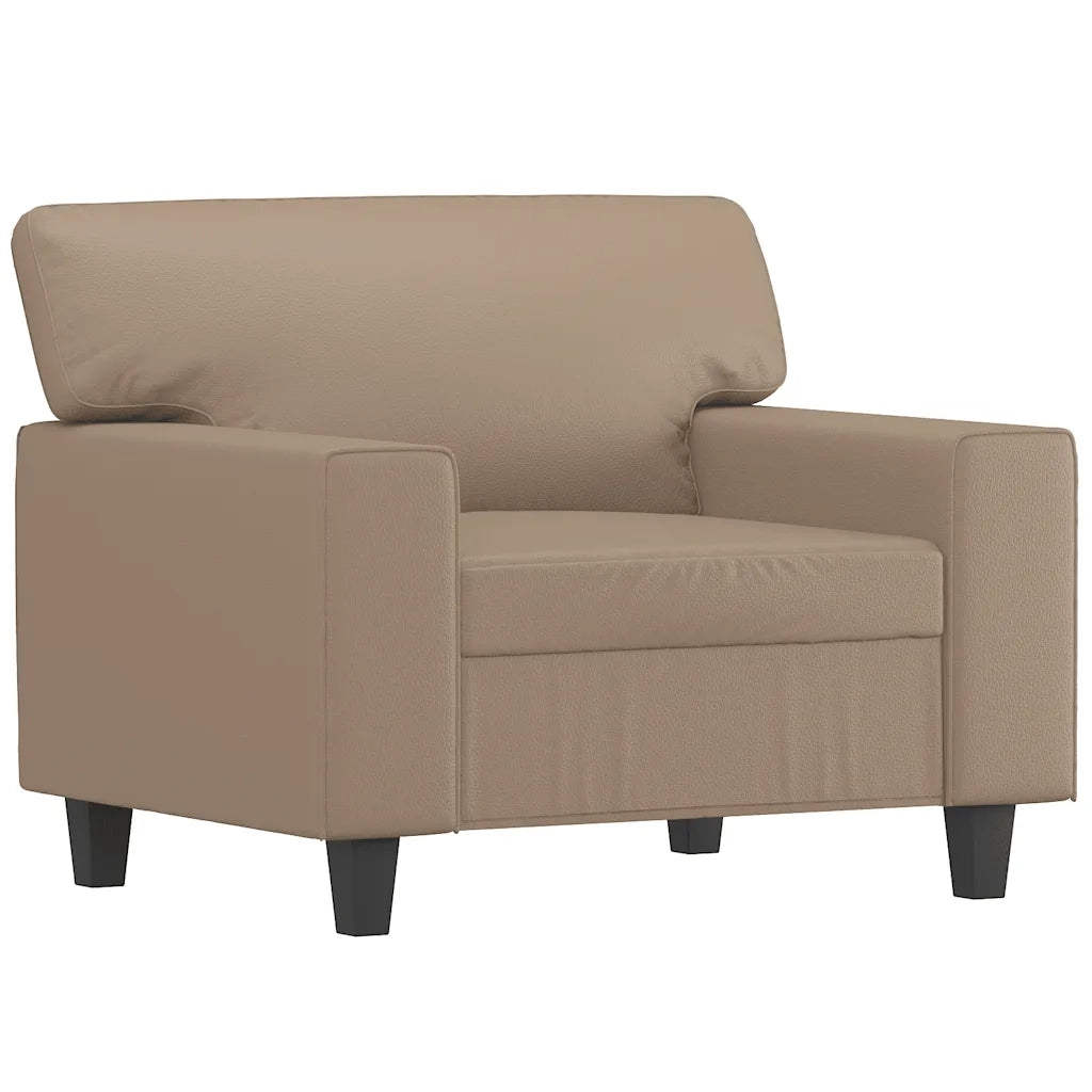 Poltrona | Sedia Relax Cappuccino 60 cm in Similpelle