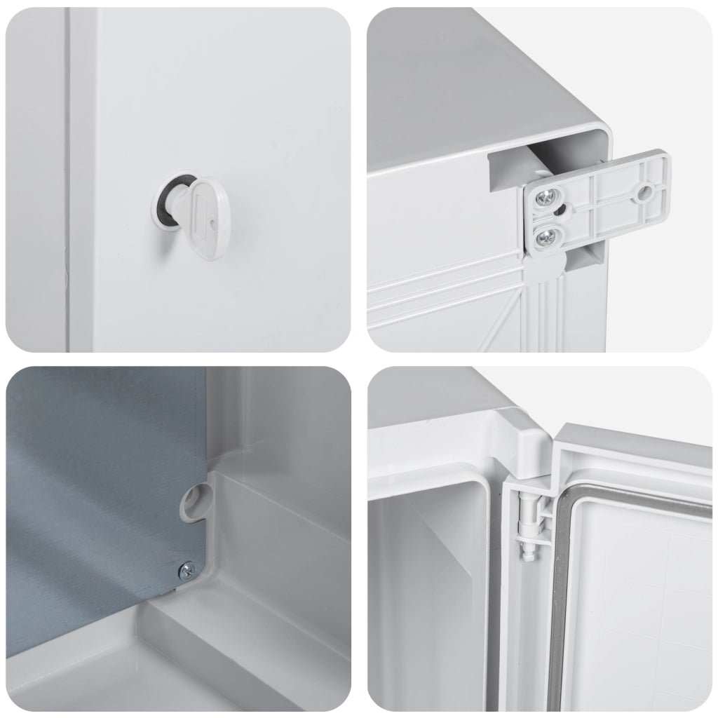 Armadio di Controllo Impermeabile IP65 Grigio 35x19,5x50 cm Plastica ABS